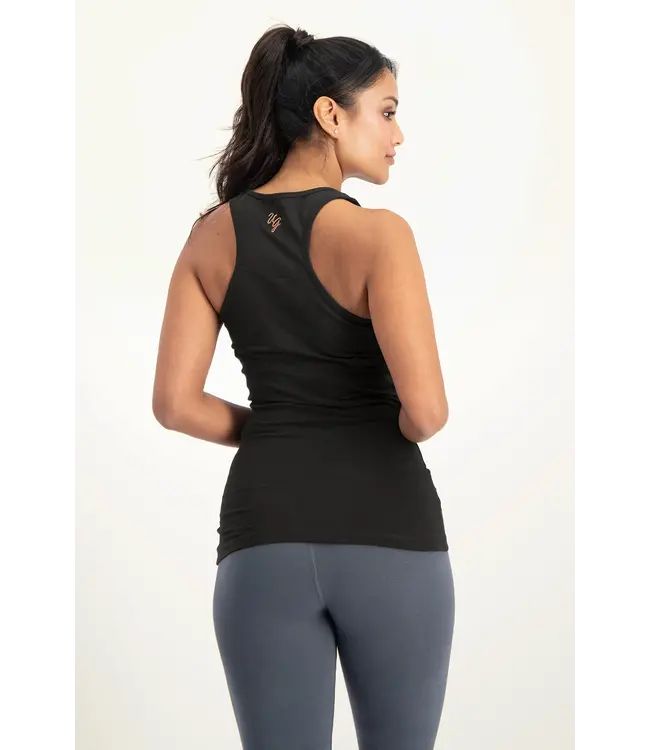 Urban Goddess Metatron Core Katoenen Yoga Top - Onyx Black