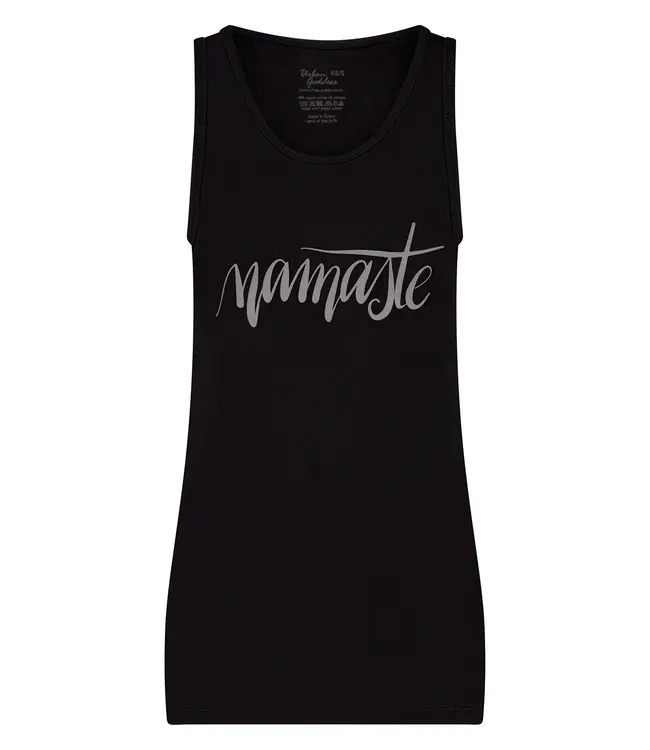 Urban Goddess Namaste Core Yoga Tank - Onyx Black