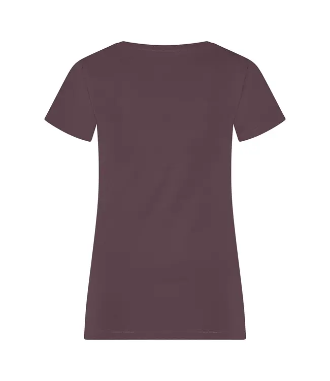 Urban Goddess Namaste Core Ademend Yoga Tee - Berry