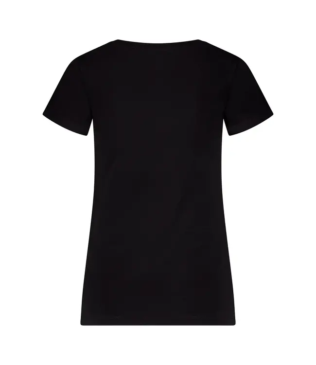 Urban Goddess Namaste Katoenen Yoga T-shirt - Onyx Black