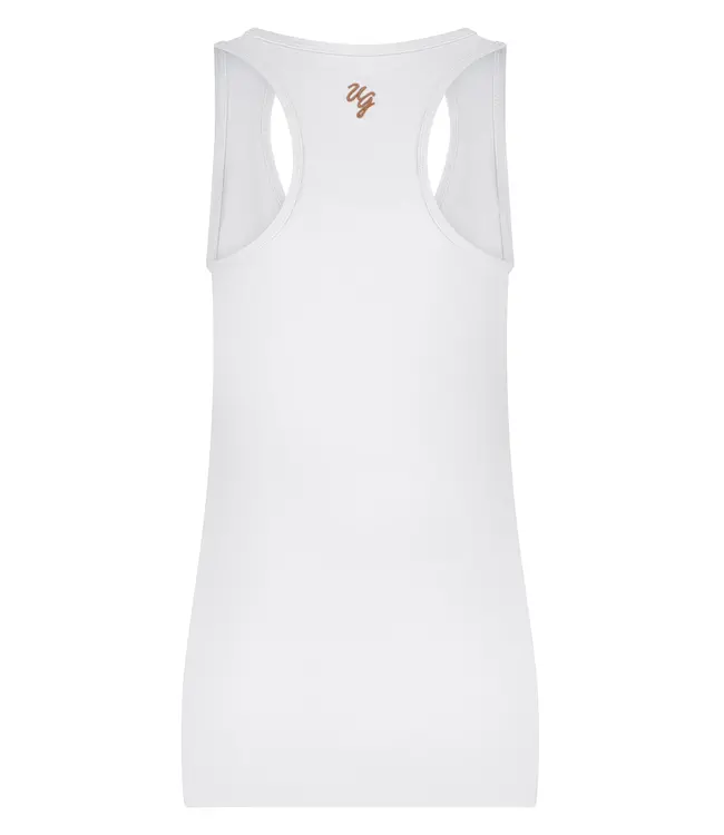 Urban Goddess Namaste Core Yoga Tank Top - Mushroom