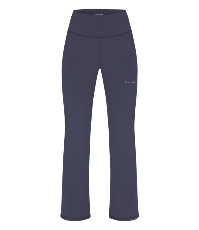 Rohnisch Flattering High Waist Yoga Pants - Dark Grey Plum