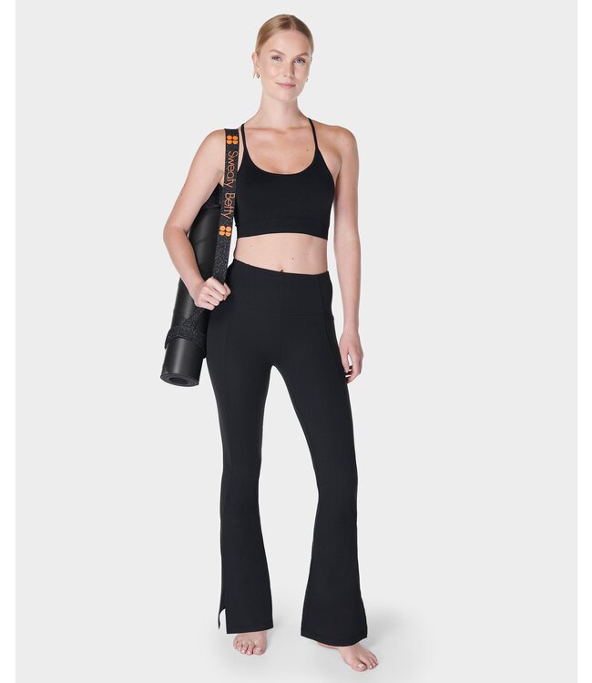 Sweaty Betty Super Soft Yoga Flare Yoga Broek - Black