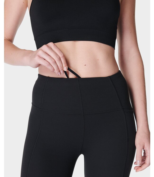 Sweaty Betty Super Soft Yoga Flare Yoga Broek - Black