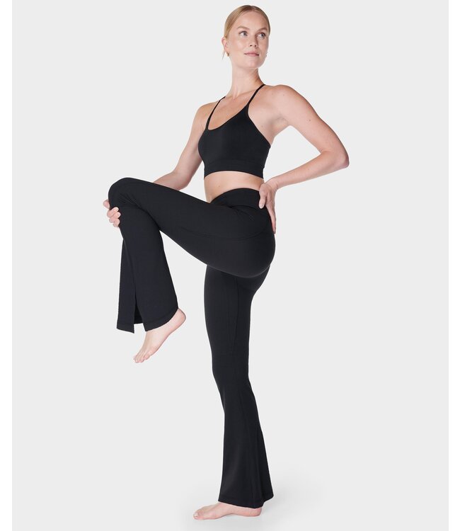 Sweaty Betty Super Soft Yoga Flare Yoga Broek - Black