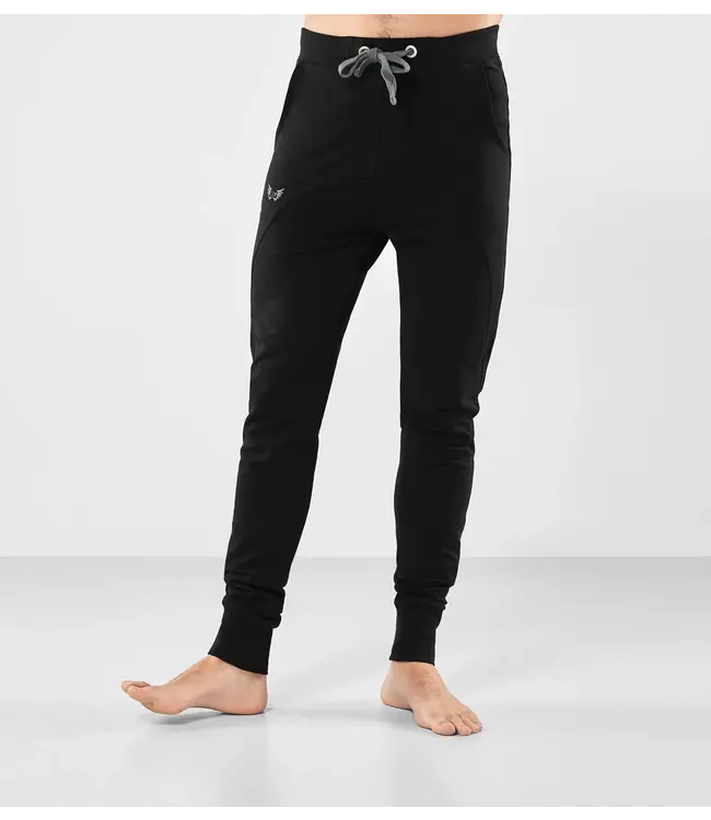Renegade Guru Lange Heren Yoga Broek Arjuna - Onyx Black
