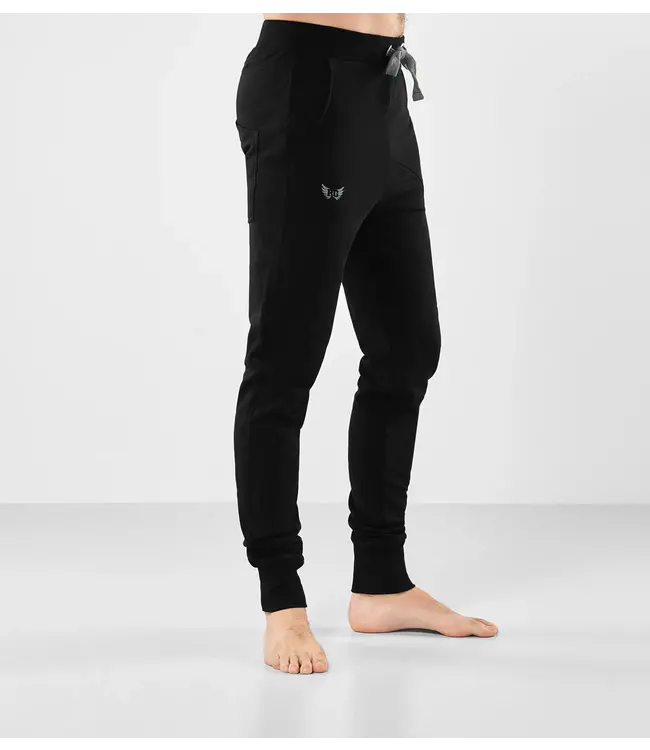 Renegade Guru Lange Heren Yoga Broek Arjuna - Onyx Black
