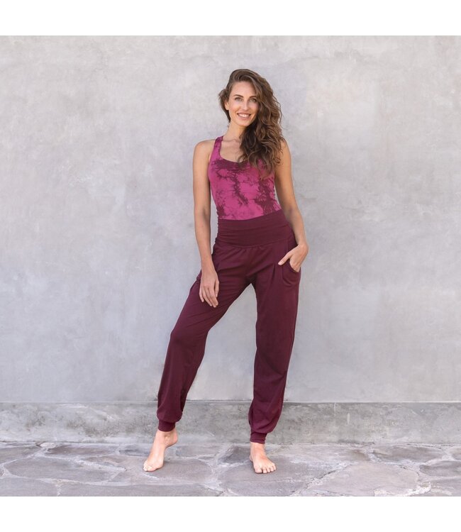 Jaya Chill Yogabroek -  Joelle -  Burgundy
