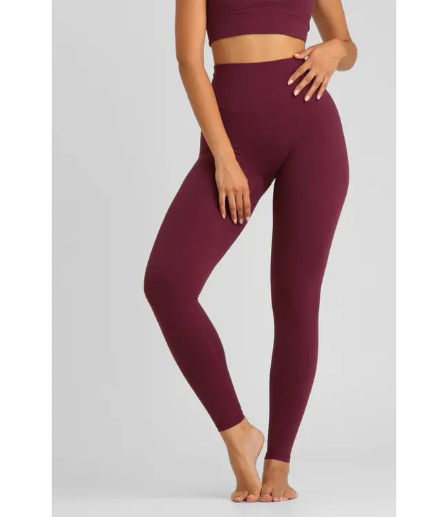 Zencore Seamless Yoga & Workout Legging Eco - Plum