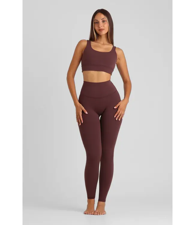 Zencore Seamless Yoga & Sport Legging - French Roast