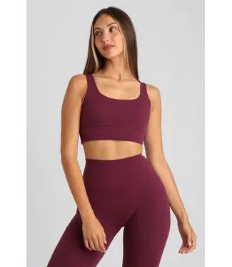 Zencore Eco Yoga BH - Plum