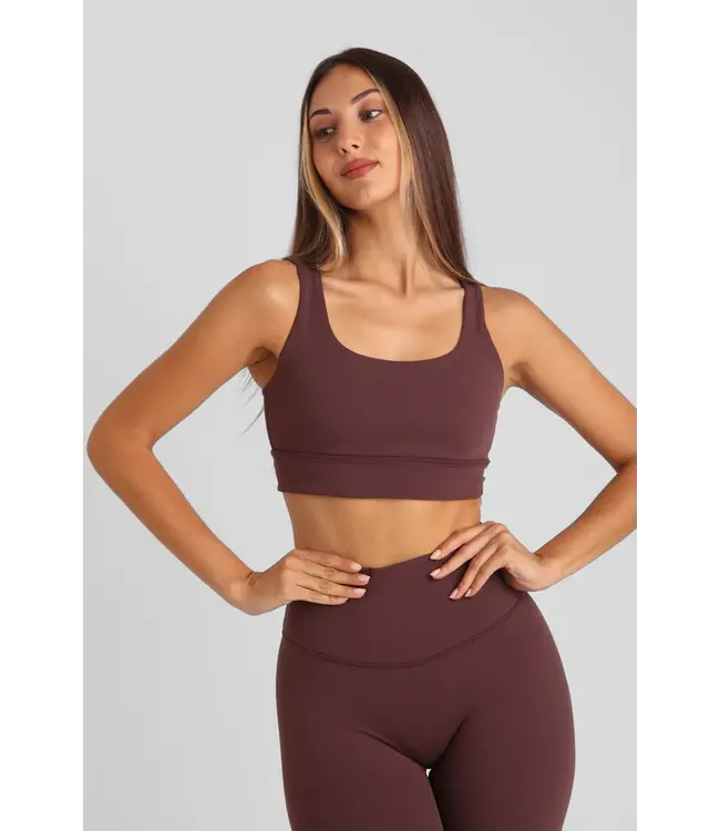 Zencore Eco Yoga Sport BH - French Roast