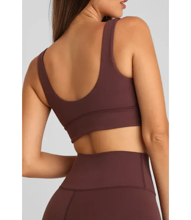 Zencore Eco Yoga Sport BH - French Roast