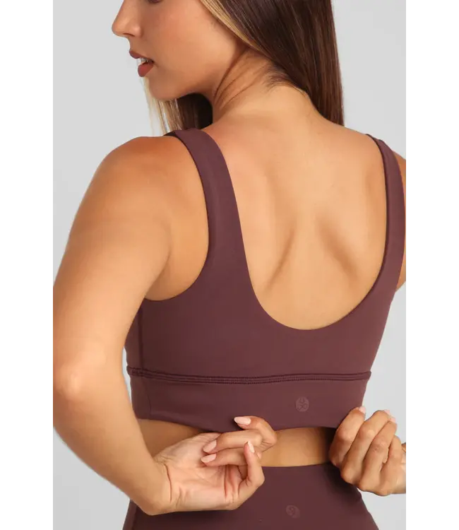 Zencore Eco Yoga Sport BH - French Roast