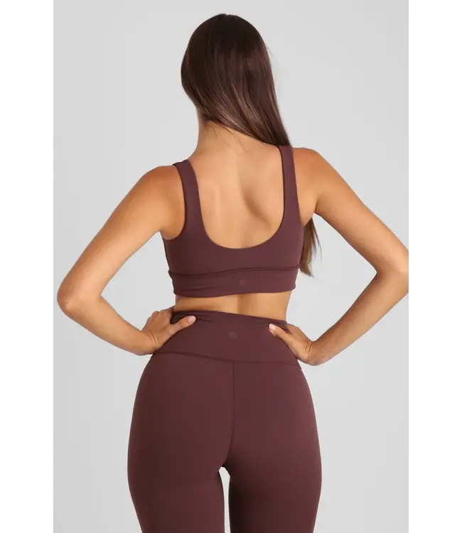 Zencore Eco Yoga Sport BH - French Roast