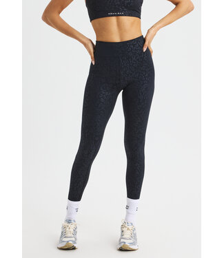 Rohnisch High-Waist Yoga Tights - Leo Emboss Black