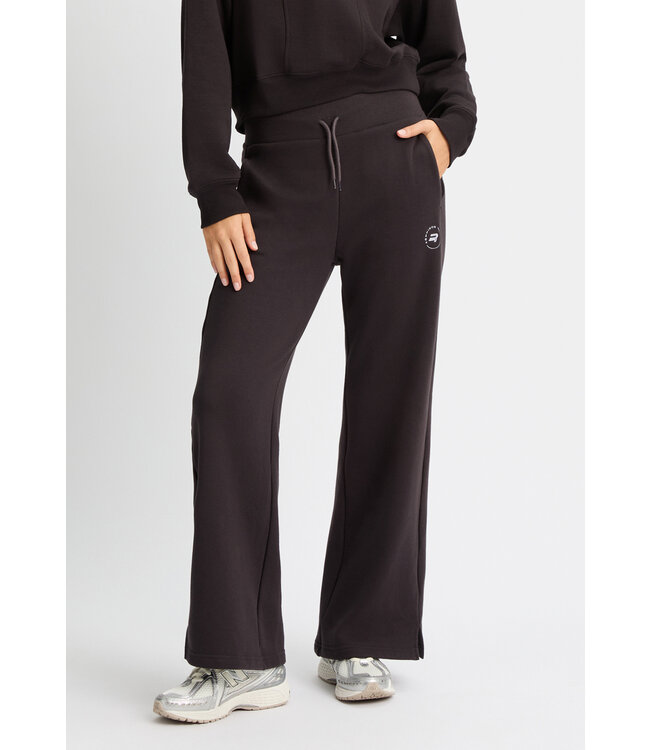 Rohnisch Zachte Wide Leg Joggingbroek - Obsidian Black