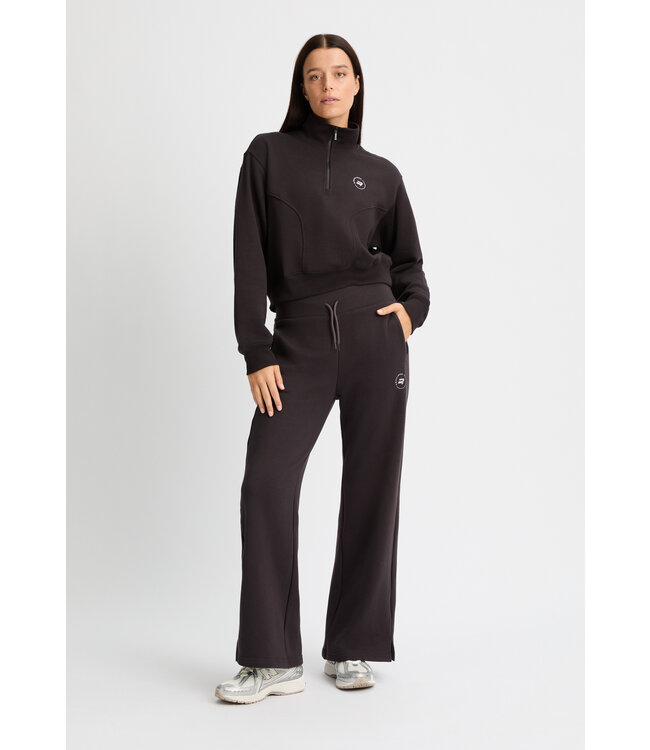 Rohnisch Zachte Wide Leg Joggingbroek - Obsidian Black