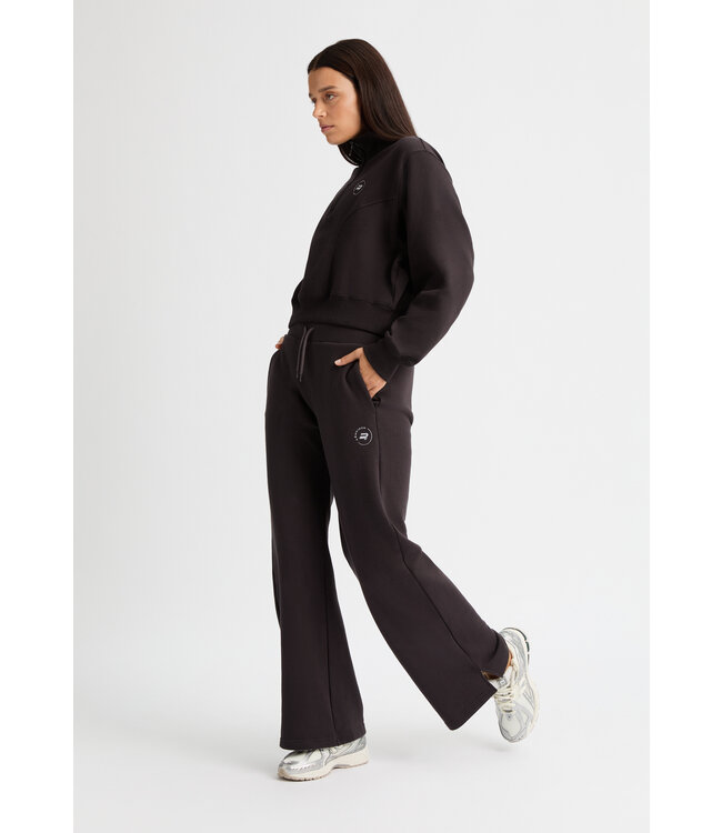 Rohnisch Zachte Wide Leg Joggingbroek - Obsidian Black