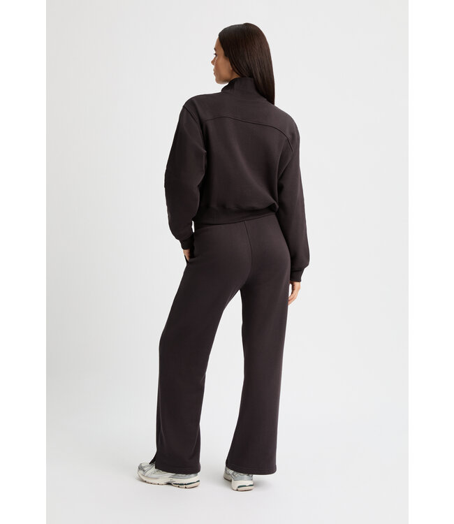 Rohnisch Zachte Wide Leg Joggingbroek - Obsidian Black