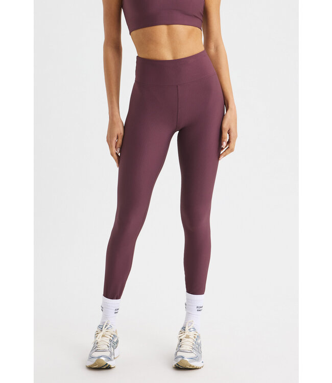 Rohnisch Ribbed R High Waist Tights - Huckleberry