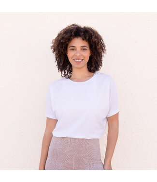 Jaya Maria Yoga Top - White