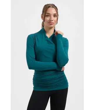 Urban Goddess Good Karma Longsleeve Yoga Tunic - Seamoss