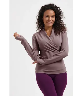 Urban Goddess Ishtar Longsleeve Yoga Top - Fireclay