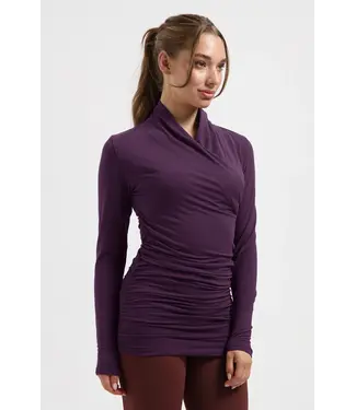 Urban Goddess Good Karma Longsleeve Yoga Tunic - Bloom