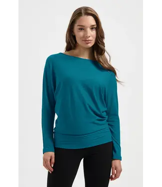 Urban Goddess Budhi Longsleeve Yoga Top - Riverstone