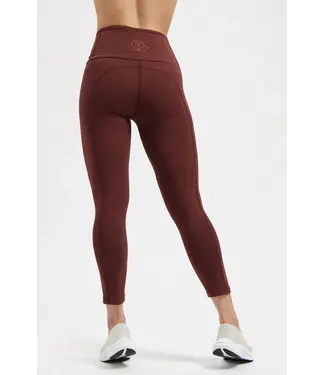 Urban Goddess Surya 7/8 Yoga Legging - Marron