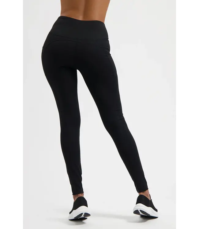 Urban Goddess Tara Pocket Zwarte Yoga Legging  - Onyx Black