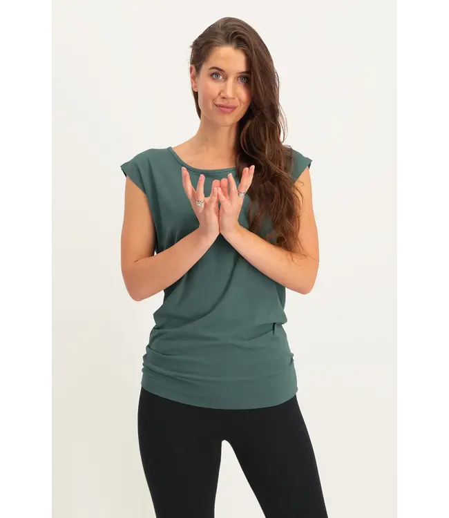 Urban Goddess Asana Yoga Tee - Forest