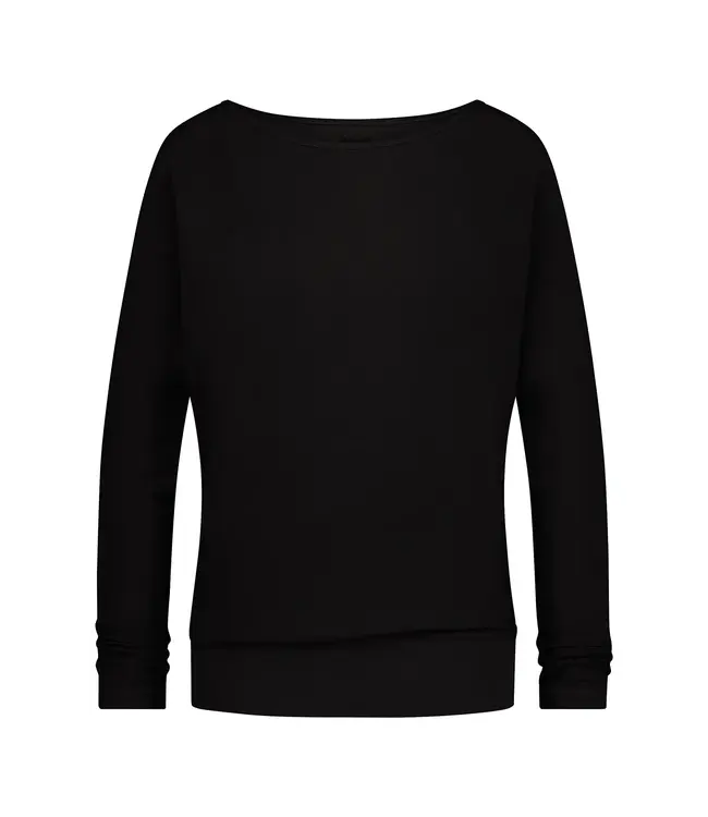 Urban Goddess Budhi Longsleeve Zwarte Yoga Top - Onyx Black