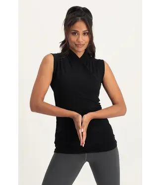 Urban Goddess Good Karma Yoga Top - Onyx Black