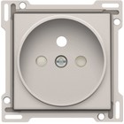Niko afwerkingsset, grijs, stopcontact, inbouwdiepte 21mm, Niko 102-66101