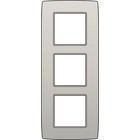 Niko Drievoudige verticale afdekplaat, kleur Original light grey (Niko 102-76300)