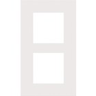 Niko Tweevoudige verticale afdekplaat, kleur Pure white steel (Niko 154-76200)