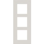 Niko Drievoudige verticale afdekplaat, kleur Pure natural soft grey (Niko 159-76300)