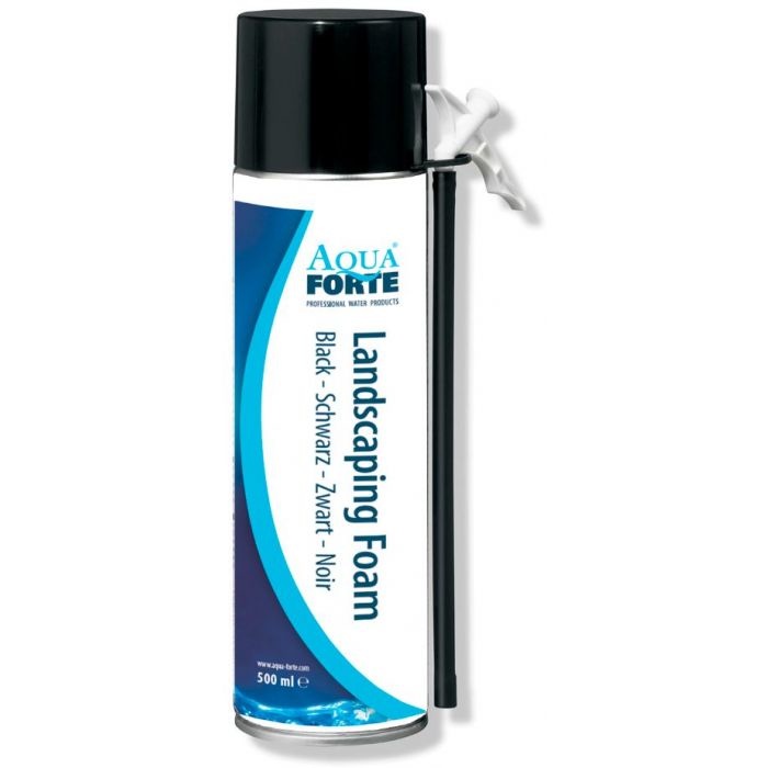 Zwarte Pur schuim voor buitengebruik (340 gr)