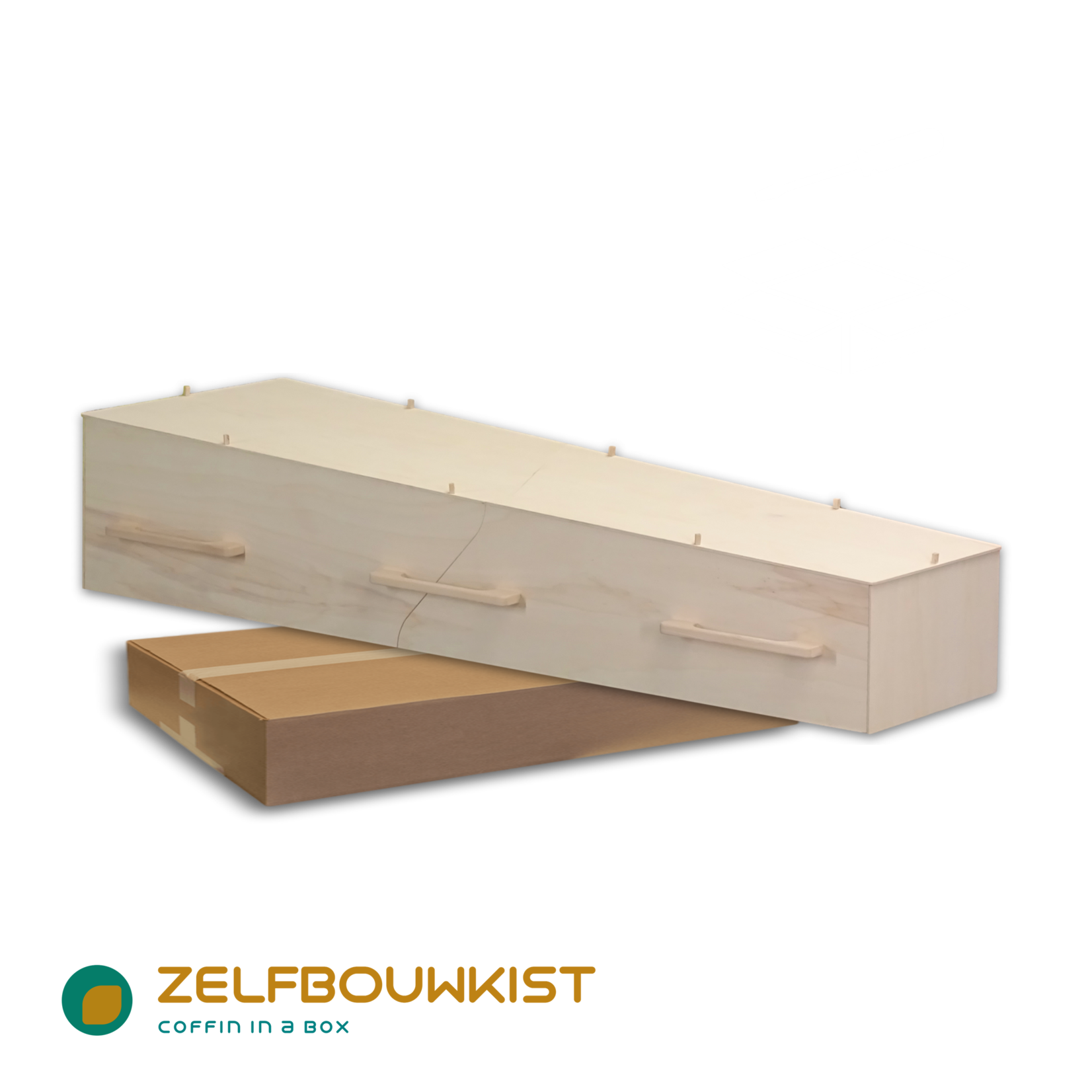 Populier Moderne ZELFBOUWKIST - compleet bouwpakket grafkist - crematiekist