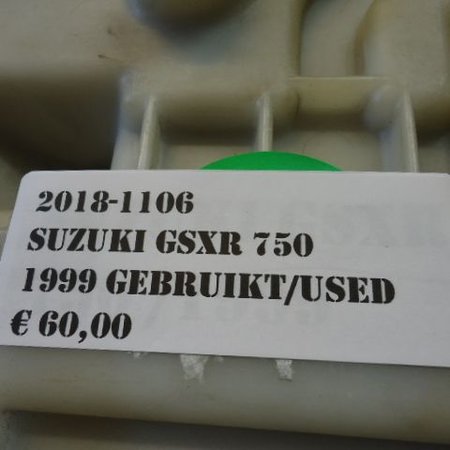 Suzuki origineel Suzuki GSX R 750 duoseat cover 1999