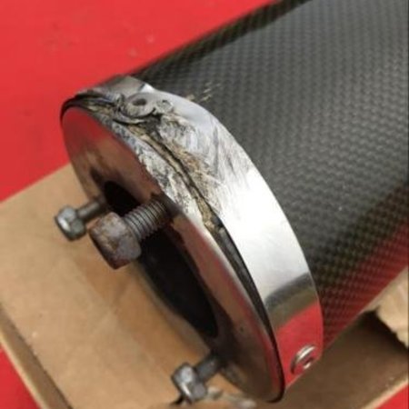 Honda origineel Carbon Uitlaat Honda CBR 900 98- 99