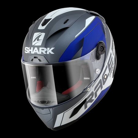 Shark RACE-R PRO SAUER Mat  ANTHRACITE WHITE BLUE