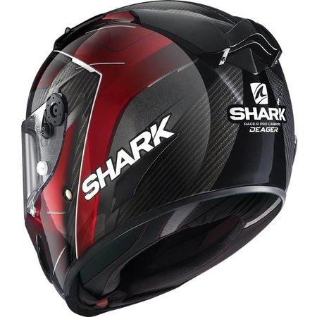 Shark RACE-R PRO CARBON DEAGER  CARBON CHROME RED