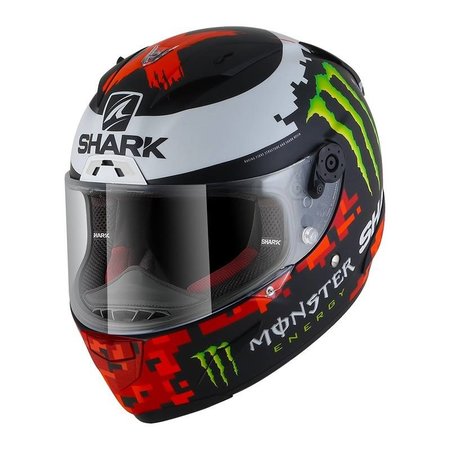 Shark RACE-R LORENZO MONST MAT 2018  BLACK RED GREEN