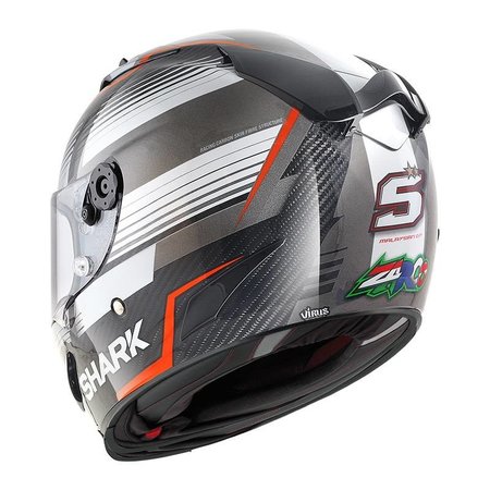 Shark RACE-R PC ZARCO MALAYS. GP  CARBON RED ANTHRACITE