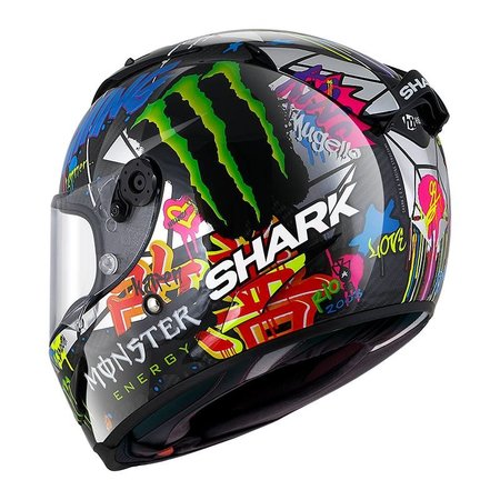 Shark RACE-R PC LORENZO CATAL.GP  CARBON CHROME GREEN