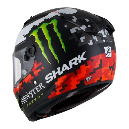 Shark RACE-R LORENZO MONST MAT 2018  BLACK RED GREEN