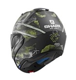 Shark EVO-ONE 2 SKULD MAT   BLACK GREEN ANTHRACITE